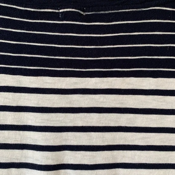 J. Crew Striped 3/4” Sleeve Top - Picture 7 of 8